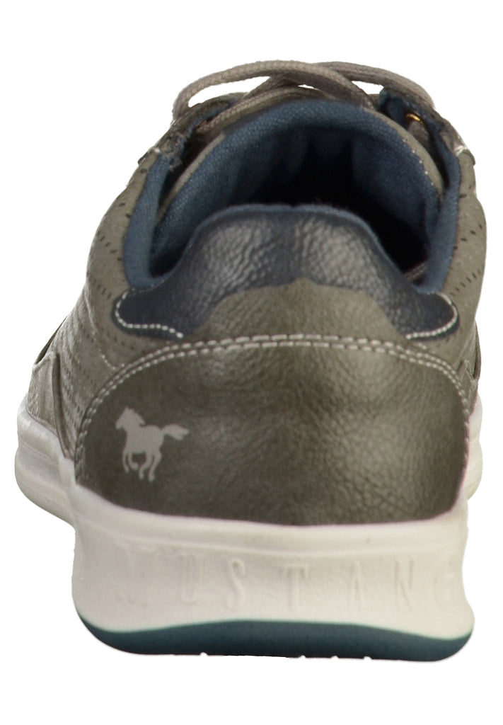 Mustang Sneaker Lederimitat Dunkelgrau - surf4shoes