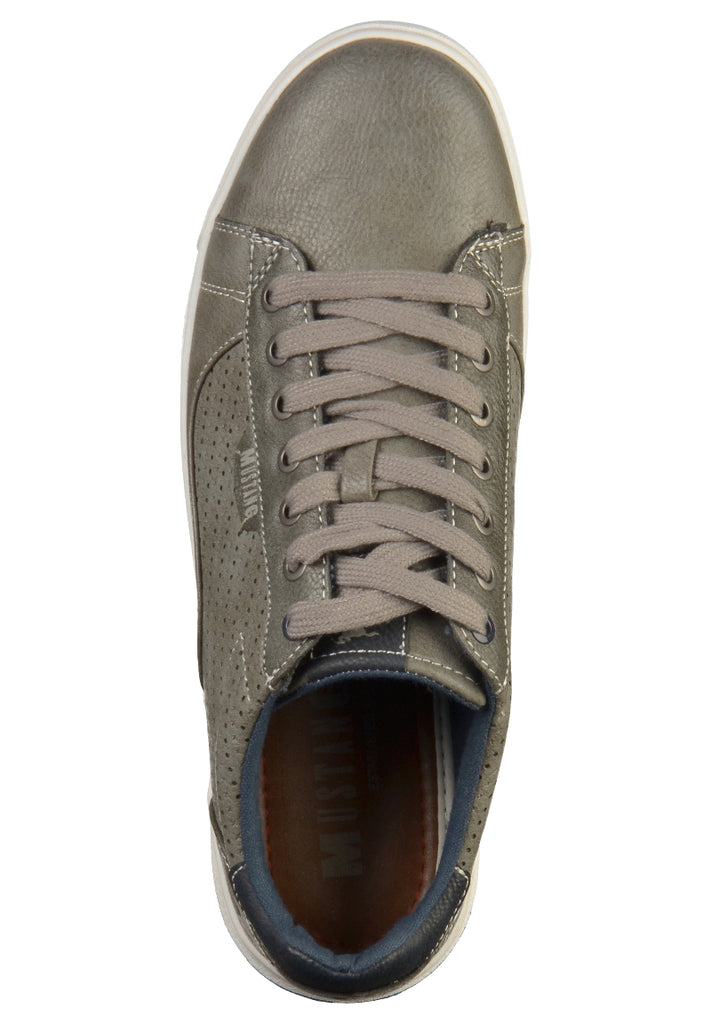 Mustang Sneaker Lederimitat Dunkelgrau - surf4shoes