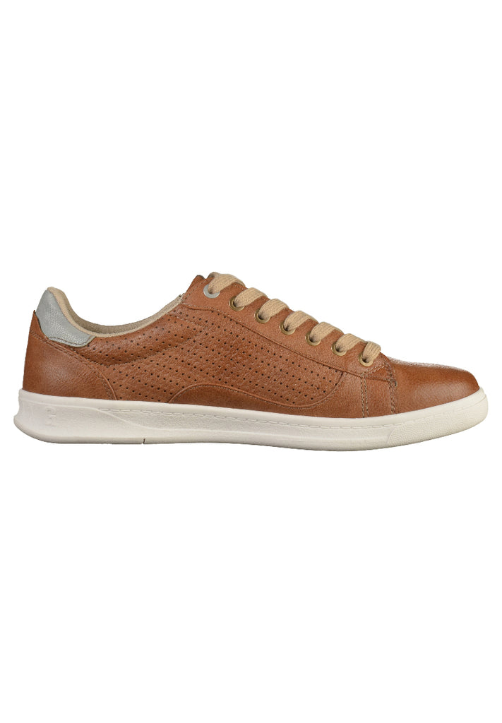 Mustang Sneaker Lederimitat Kastanie - surf4shoes