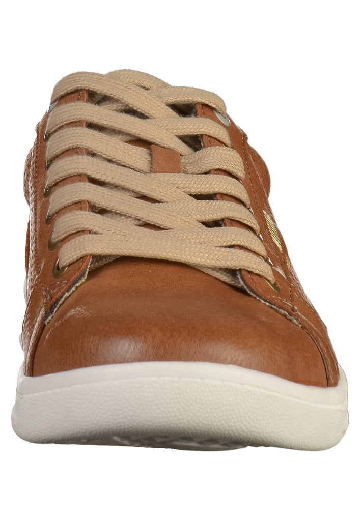 Mustang Sneaker Lederimitat Kastanie - surf4shoes