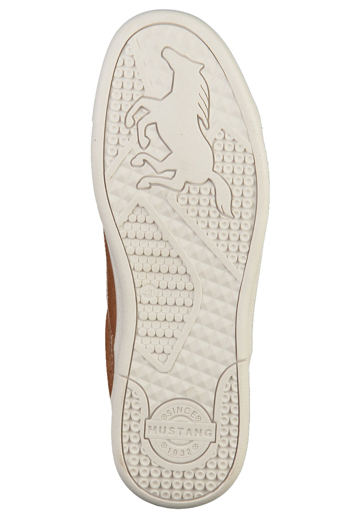 Mustang Sneaker Lederimitat Kastanie - surf4shoes