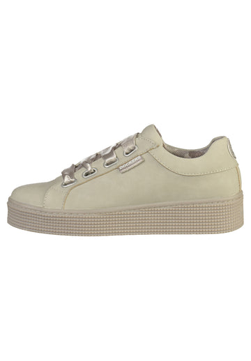 Dockers Sneaker Lederimitat Hellgrau - surf4shoes