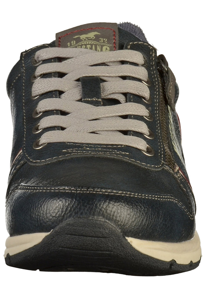 Mustang Sneaker Lederimitat Blau - surf4shoes