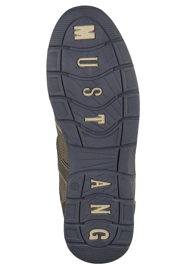 Mustang Sneaker Lederimitat Grau - surf4shoes