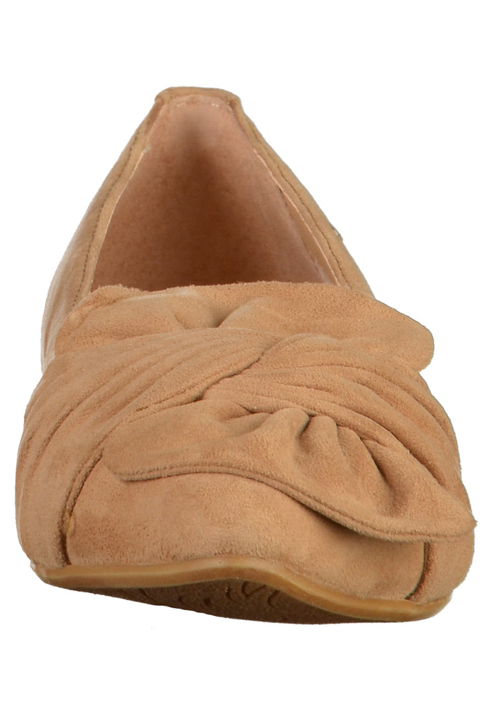 Bugatti Ballerinas Veloursleder Beige - surf4shoes