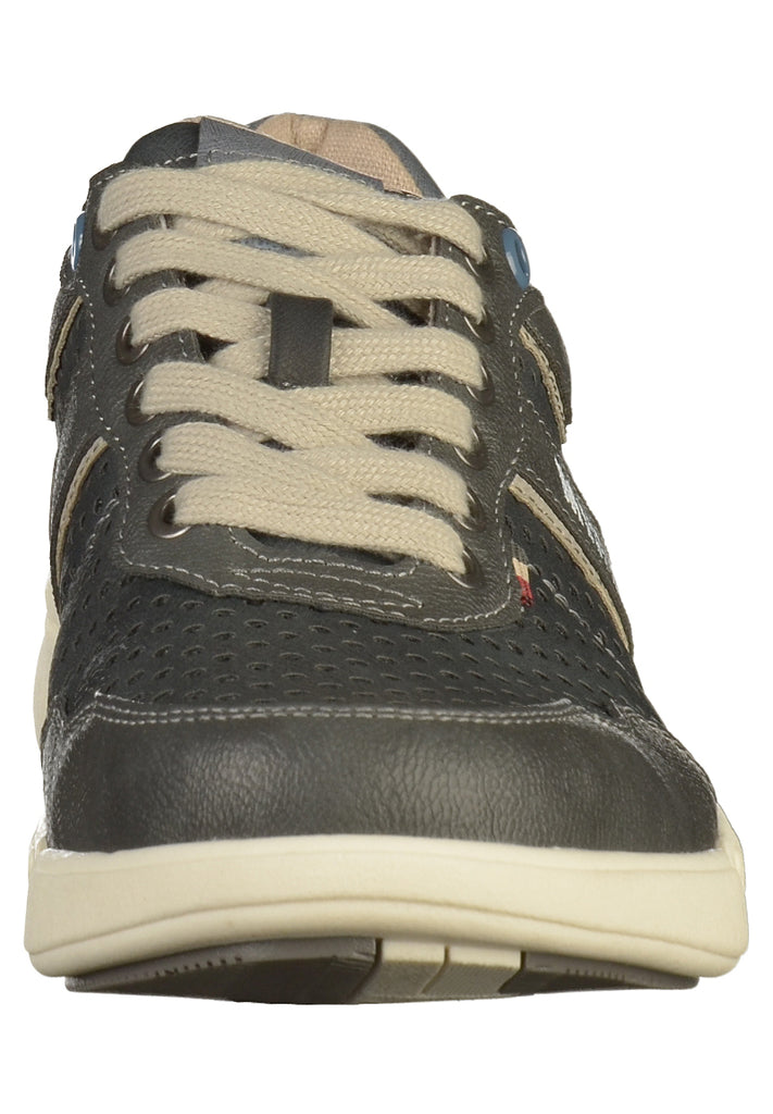 Mustang Sneaker Lederimitat Grau - surf4shoes