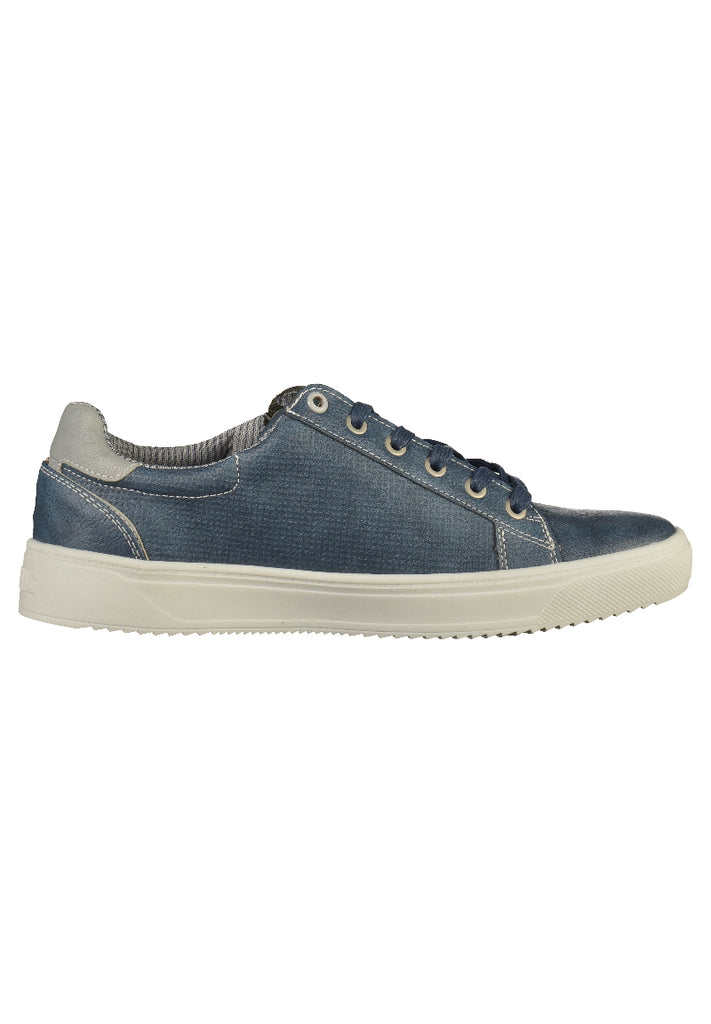 Mustang Sneaker Lederimitat Dunkelblau - surf4shoes