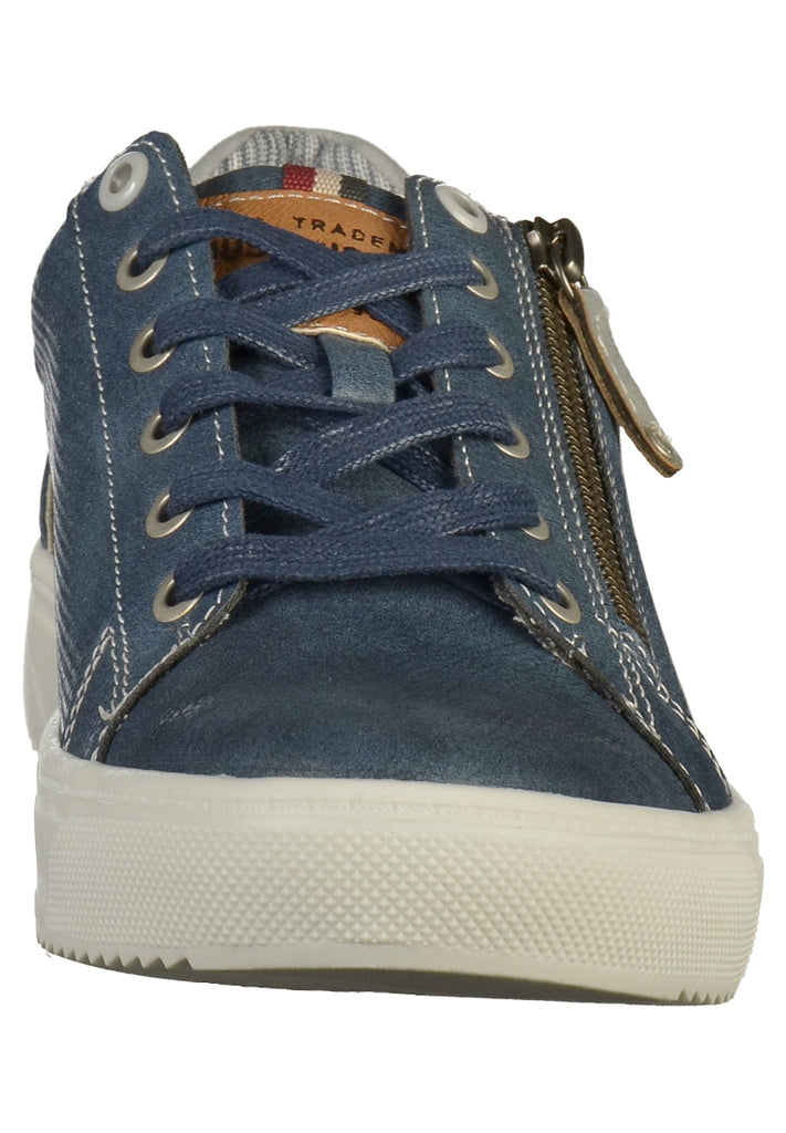 Mustang Sneaker Lederimitat Dunkelblau - surf4shoes