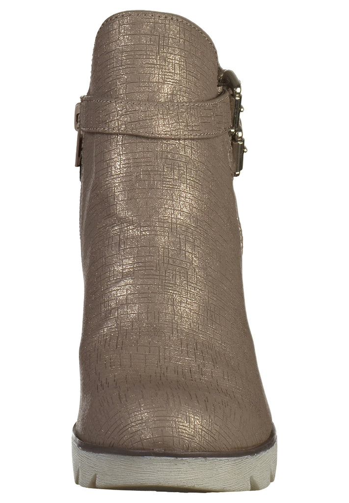 Bugatti Stiefelette Lederimitat Taupe - surf4shoes