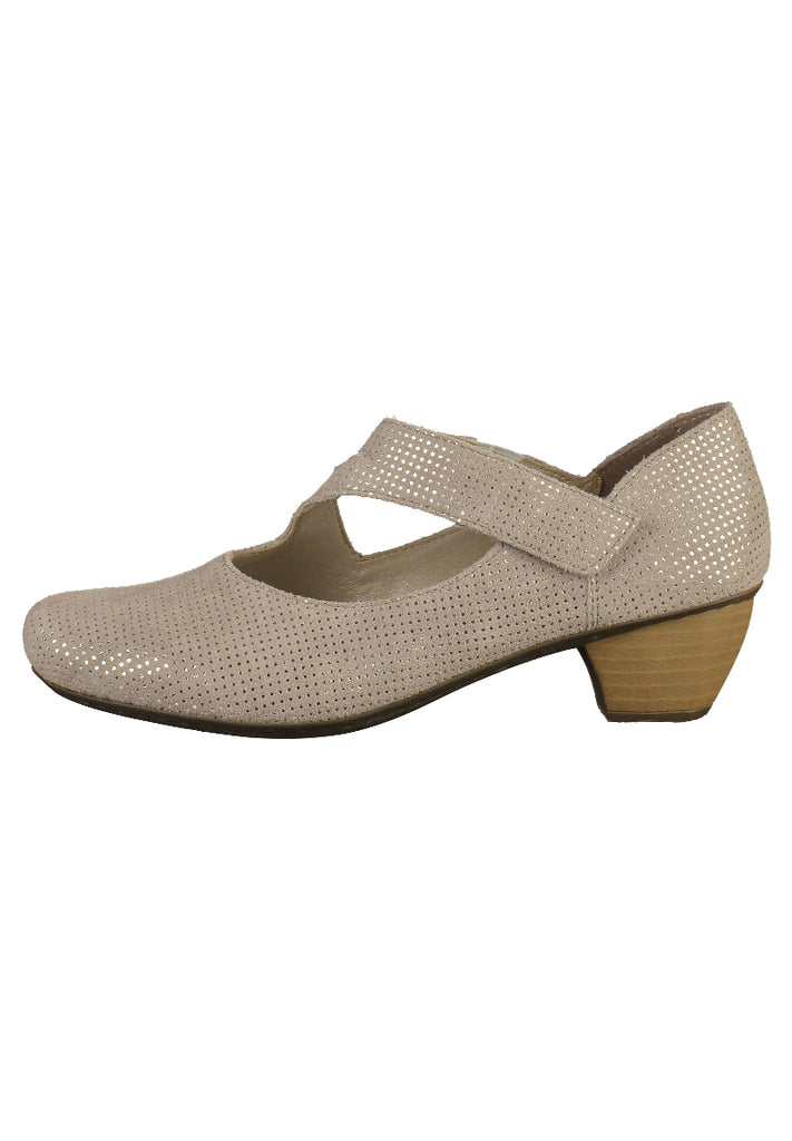 Rieker Pumps Leder Grau - surf4shoes