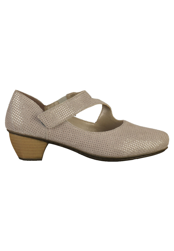 Rieker Pumps Leder Grau - surf4shoes