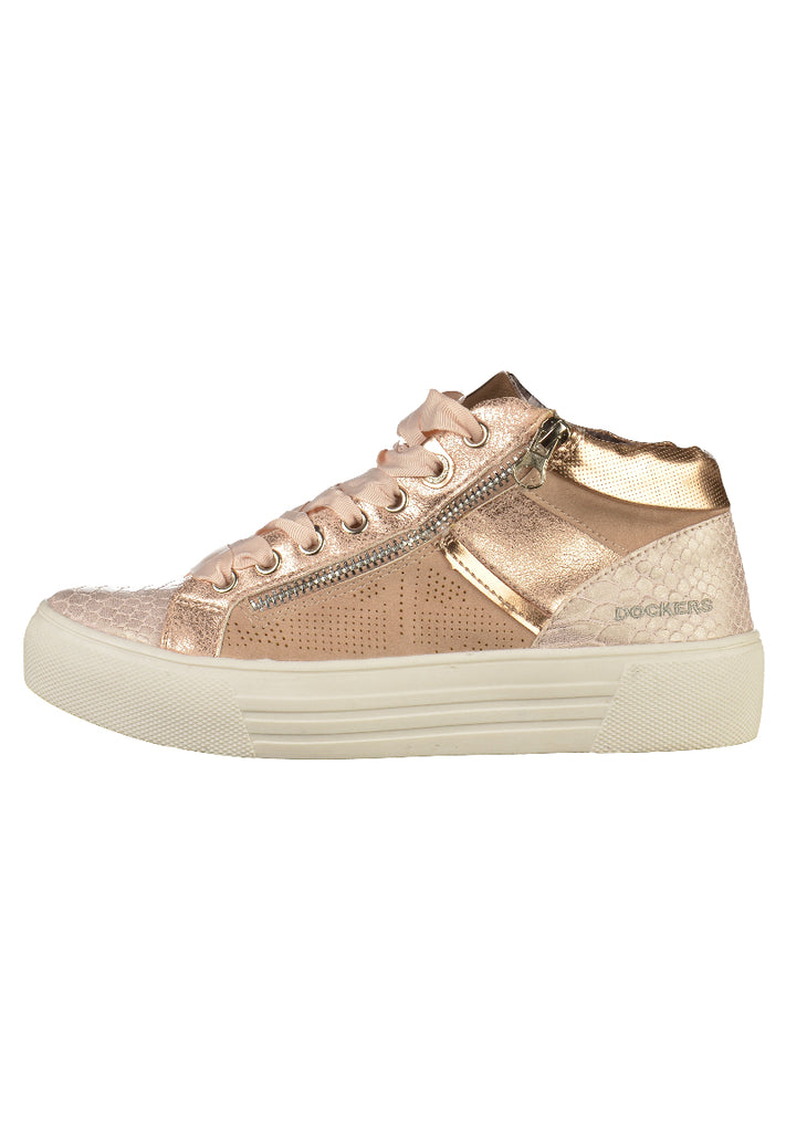 Dockers Sneaker Lederimitat Rosa - surf4shoes