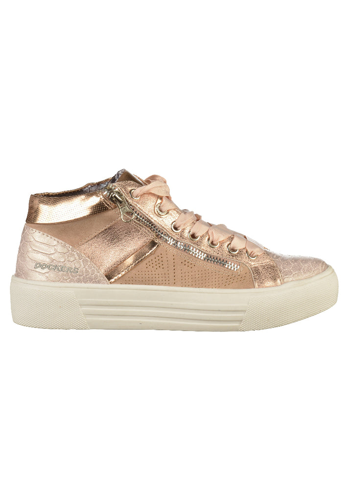 Dockers Sneaker Lederimitat Rosa - surf4shoes