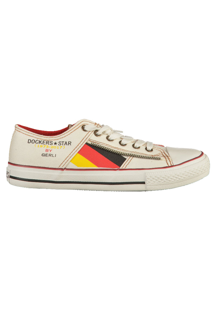 Dockers Sneaker Canvas Weiß - surf4shoes