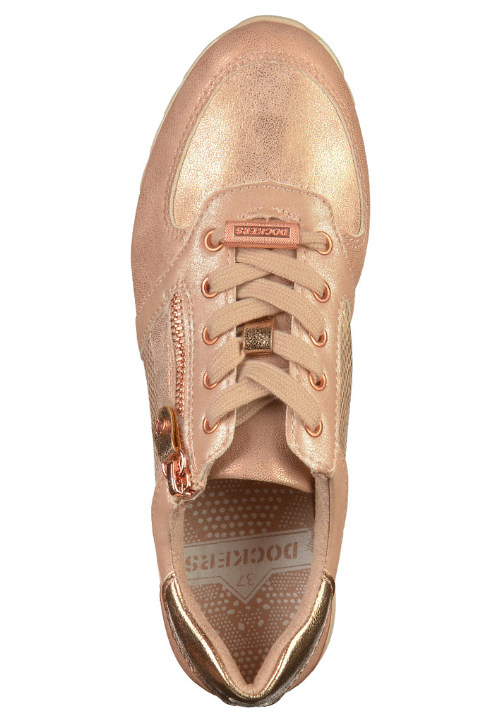 Dockers Sneaker Lederimitat Rosa - surf4shoes
