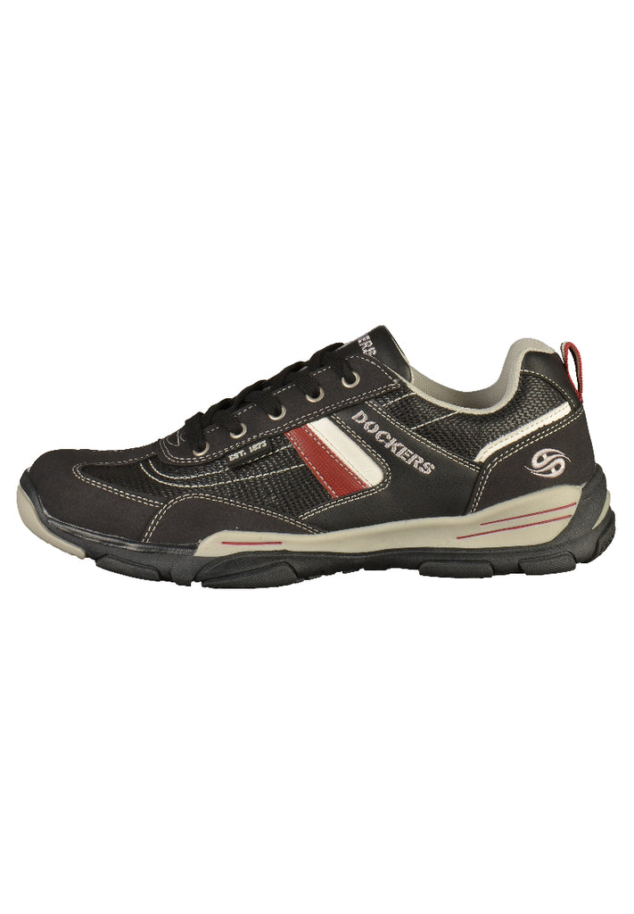 Dockers Sneaker Lederimitat Schwarz - surf4shoes
