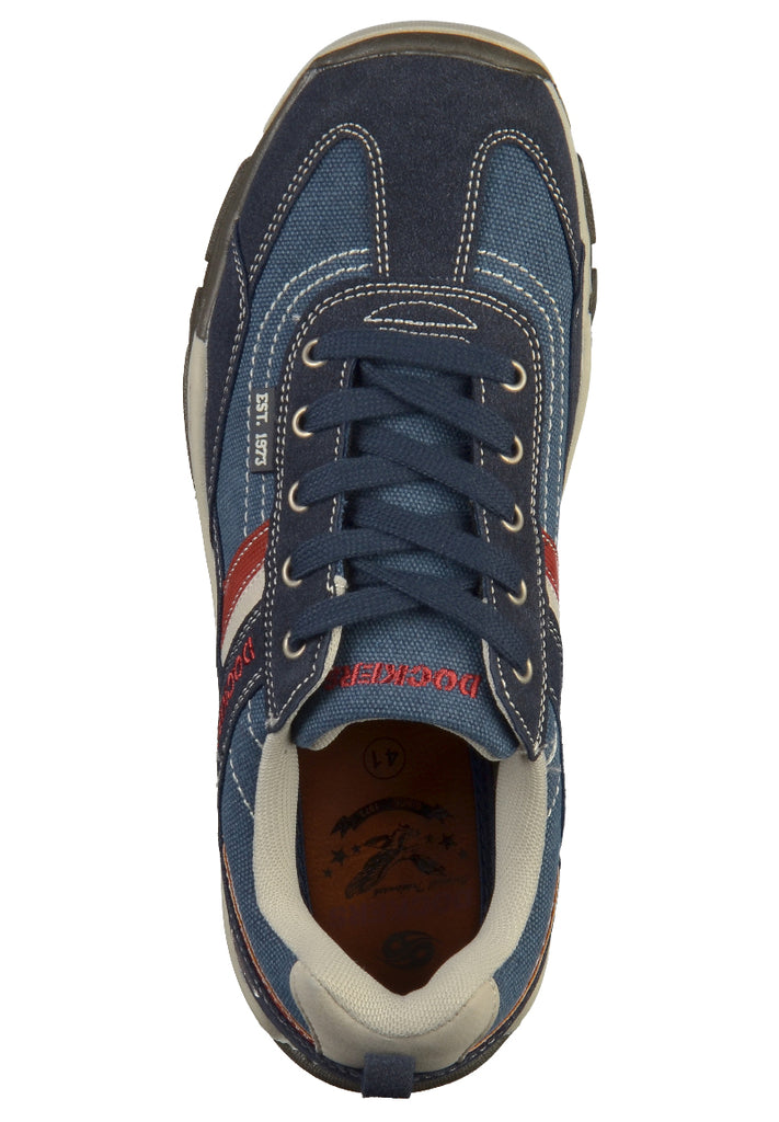 Dockers Sneaker Lederimitat Navy - surf4shoes