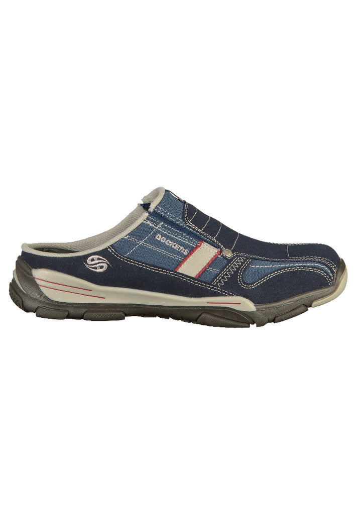 Dockers Clogs Lederimitat Navy - surf4shoes