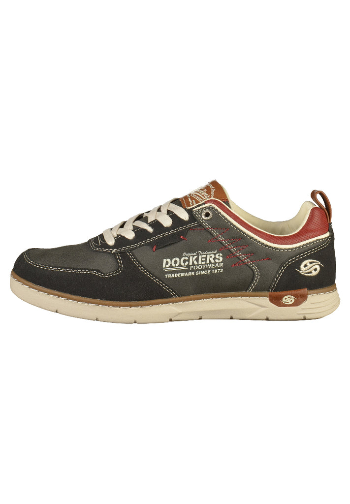 Dockers Sneaker Lederimitat Schwarz - surf4shoes
