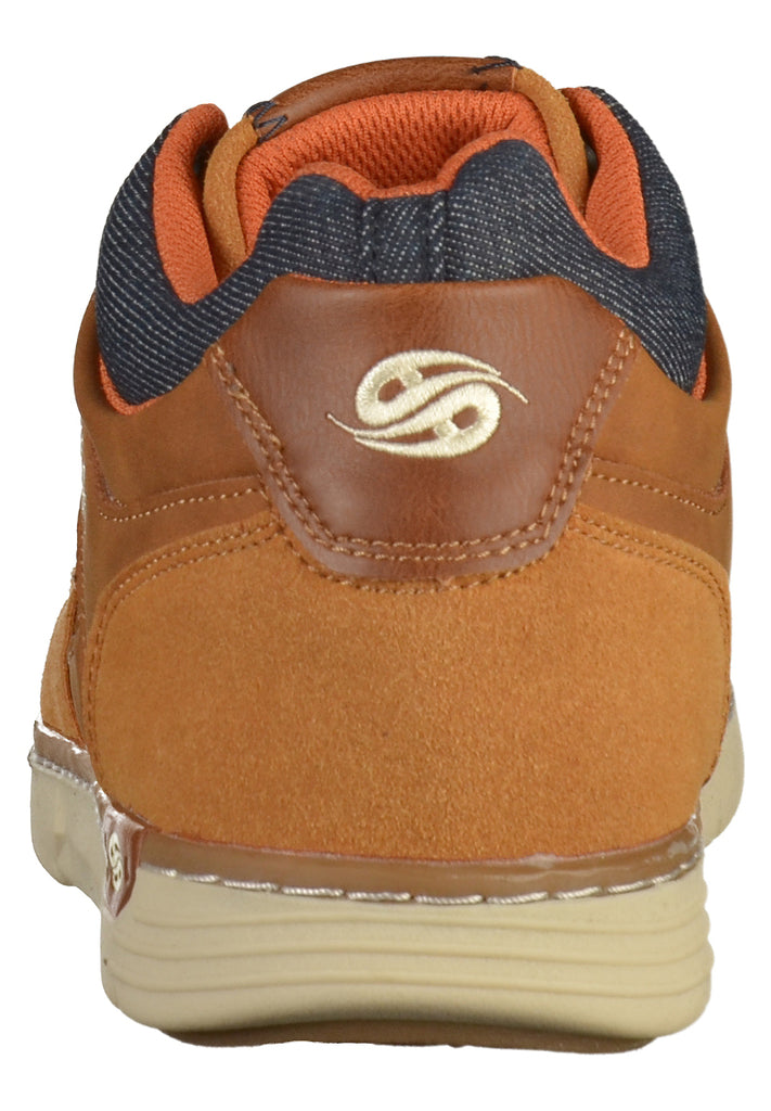 Dockers Sneaker Lederimitat Cognac - surf4shoes