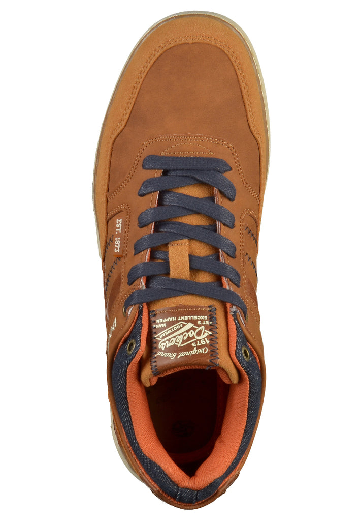 Dockers Sneaker Lederimitat Cognac - surf4shoes