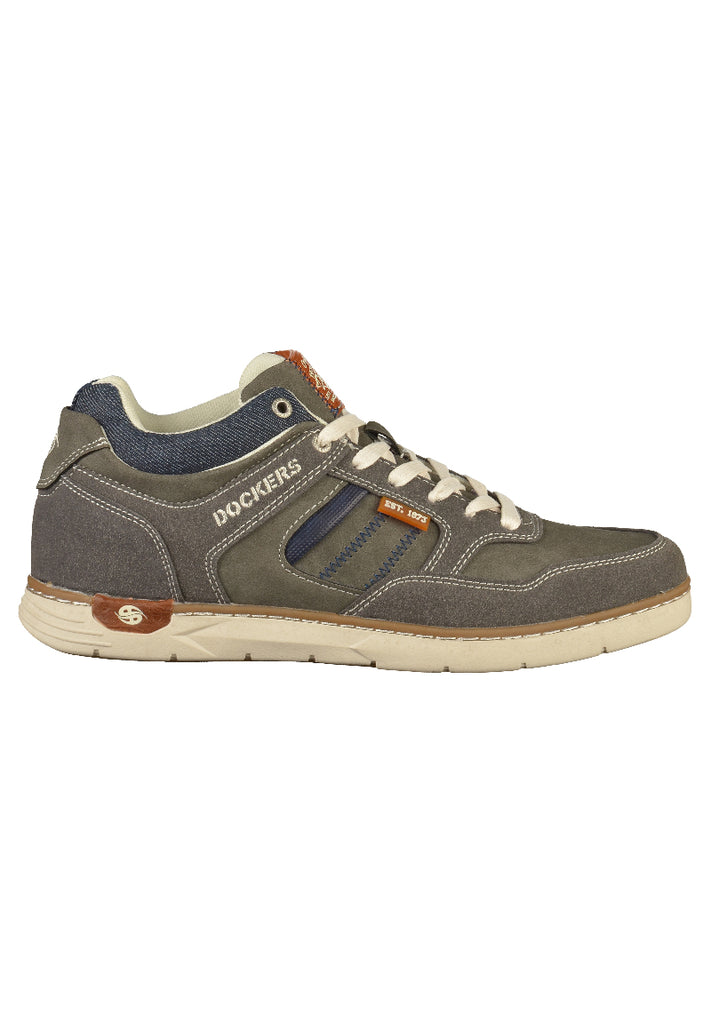 Dockers Sneaker Lederimitat Dunkelgrau - surf4shoes