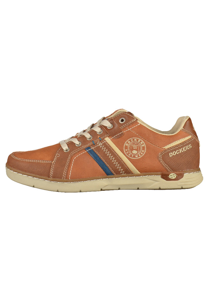Dockers Sneaker Lederimitat Cognac - surf4shoes