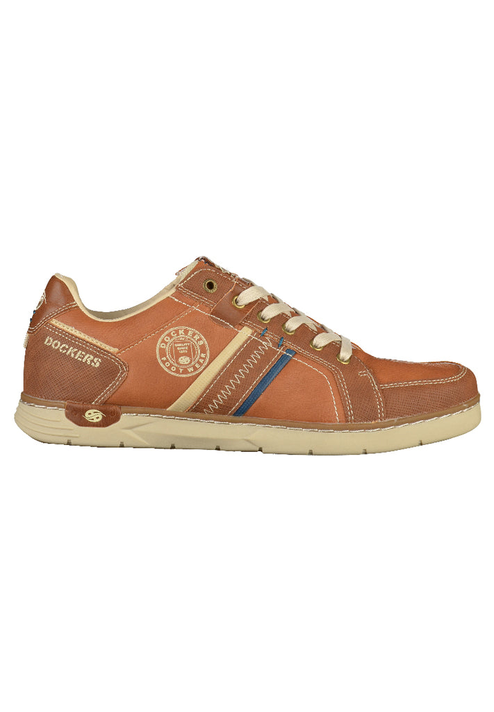 Dockers Sneaker Lederimitat Cognac - surf4shoes