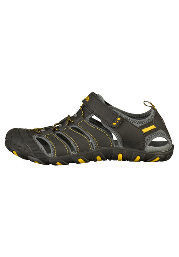 Dockers Sandalen Lederimitat/Textil Schwarz - surf4shoes