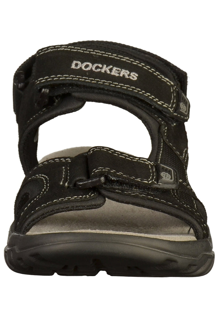 Dockers Sandalen Leder Schwarz - surf4shoes