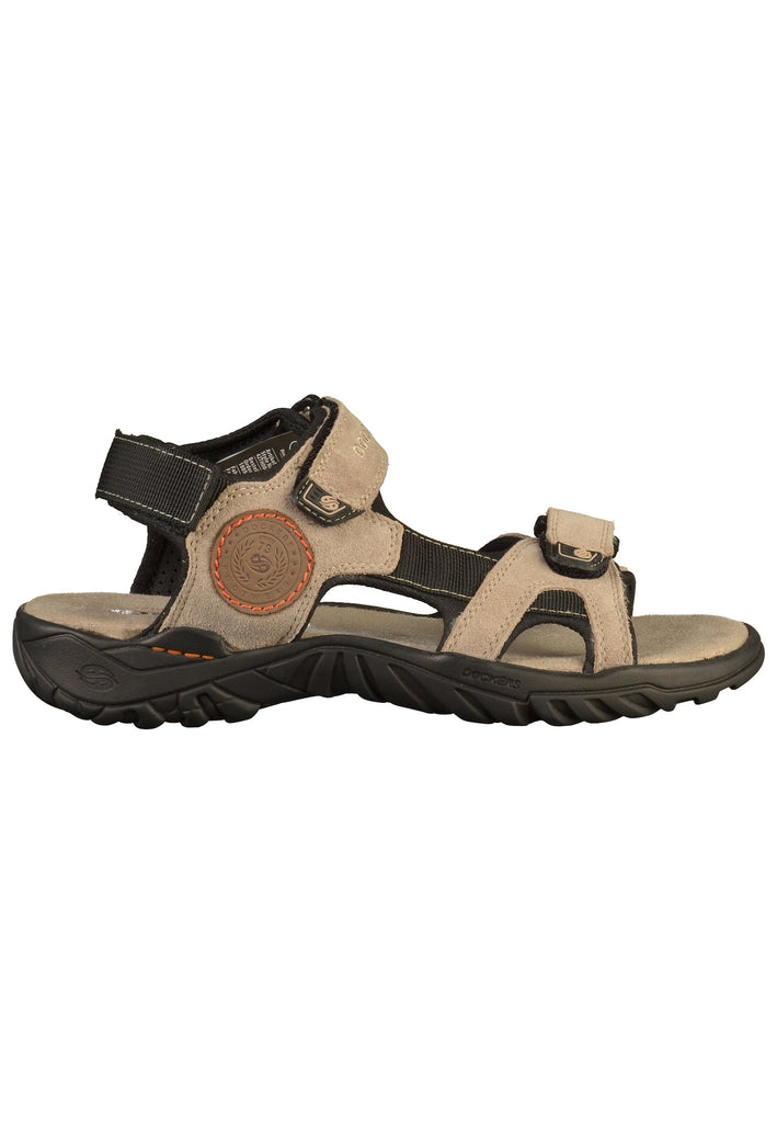 Dockers Sandalen Leder Taupe - surf4shoes