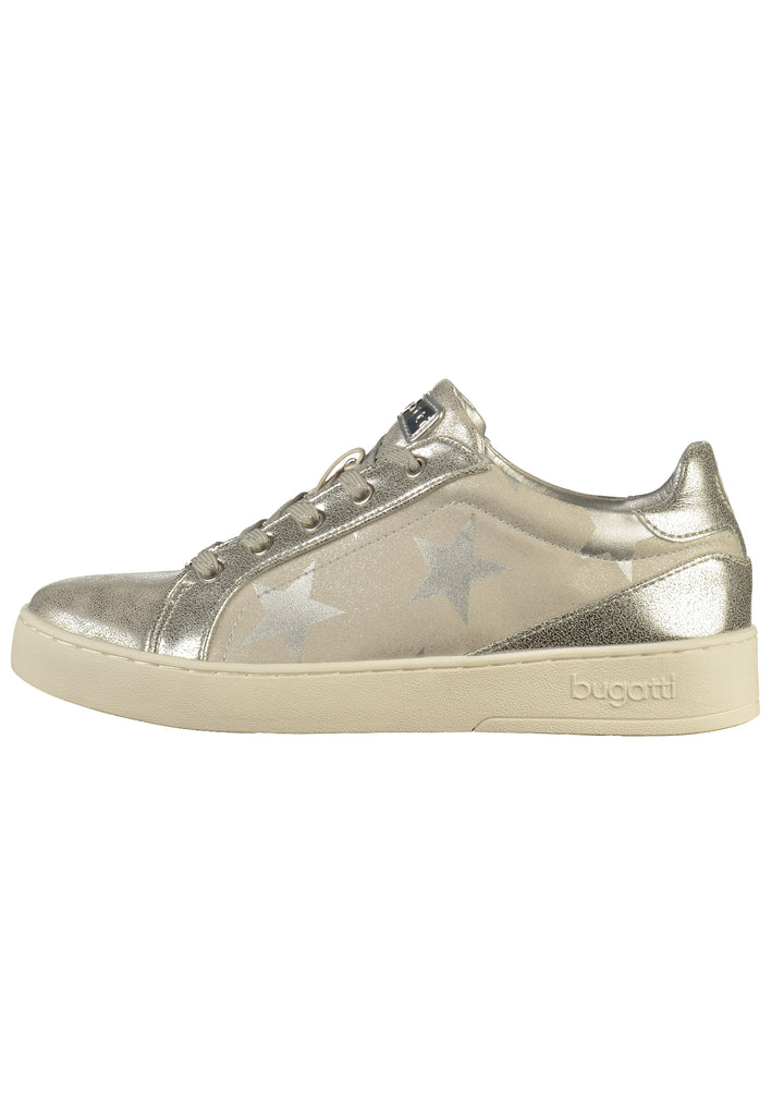 Bugatti Sneaker Lederimitat Silber - surf4shoes