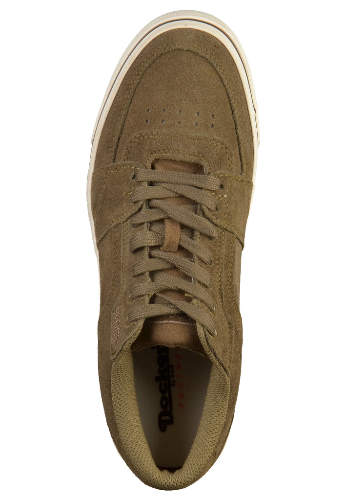 Dockers Sneaker Leder Khaki - surf4shoes