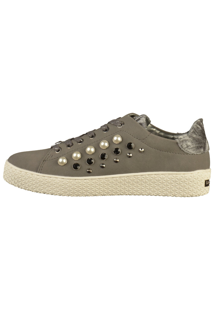 Bugatti Sneaker Lederimitat Dunkelgrau - surf4shoes