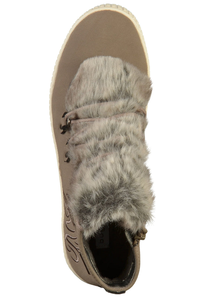 Bugatti Stiefelette Lederimitat/Textil Dunkelgrau - surf4shoes