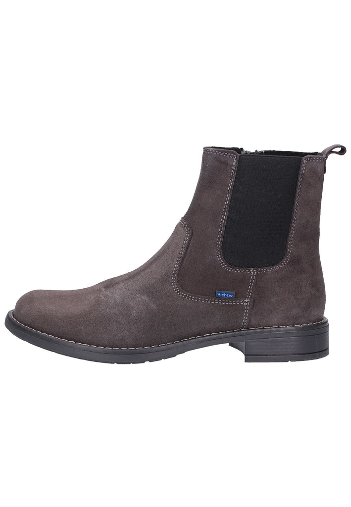 Richter Stiefelette Veloursleder Steel - surf4shoes