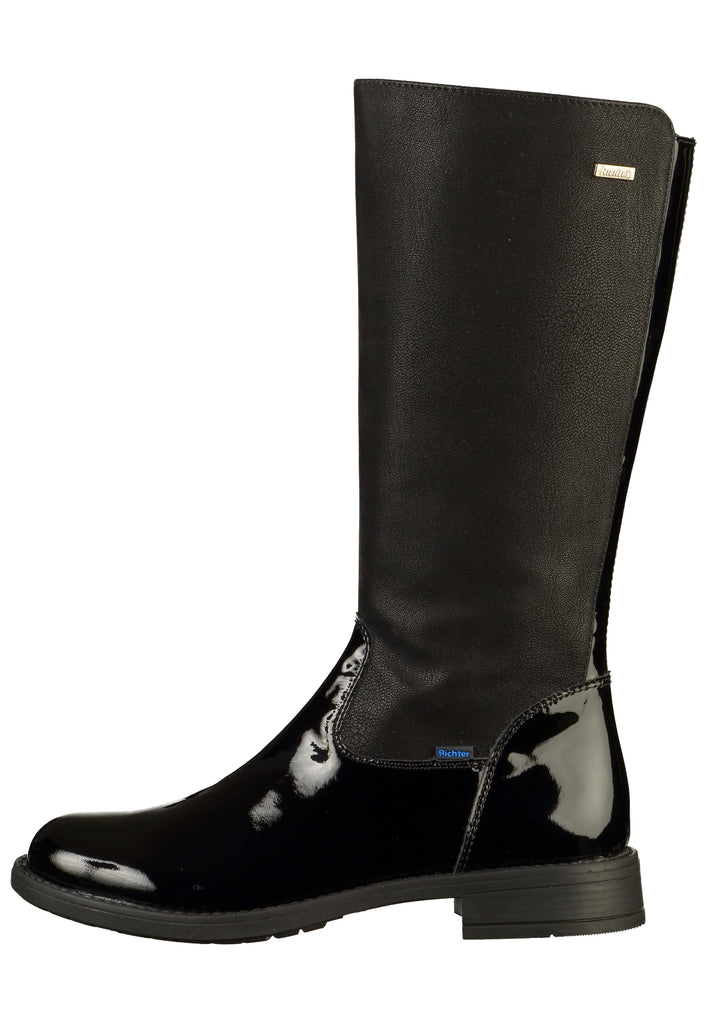Richter Stiefel Leder Schwarz - surf4shoes