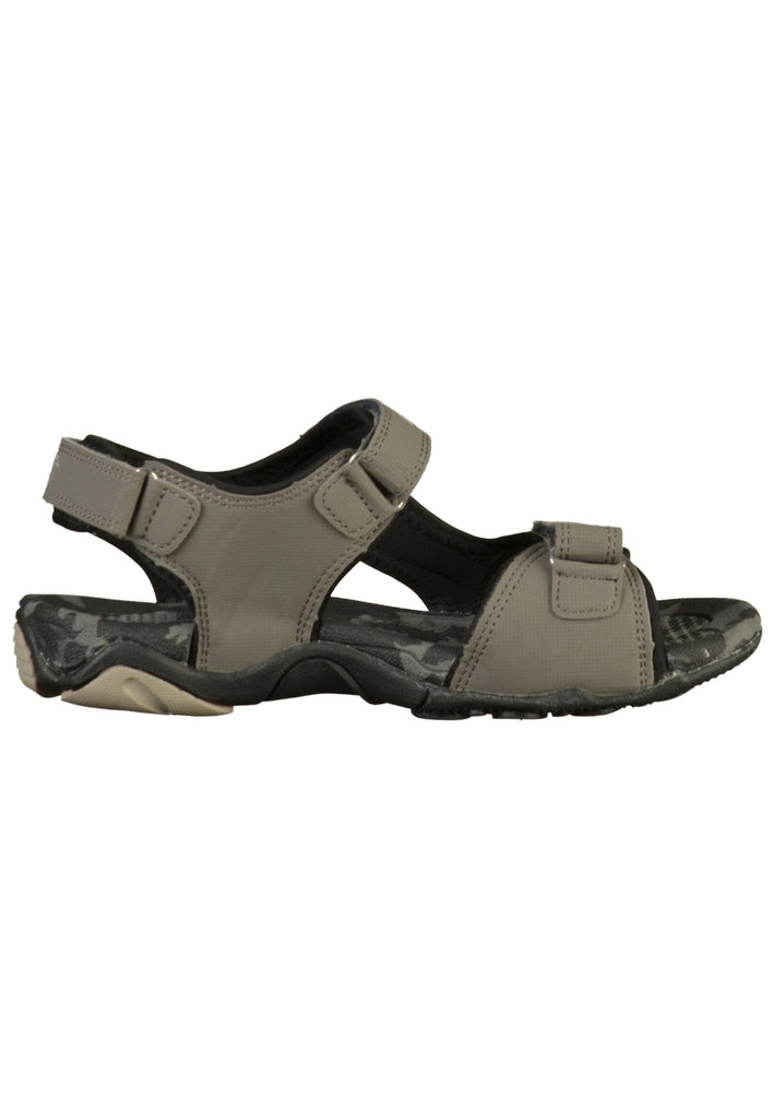 Dockers Sandalen Lederimitat/Textil Schwarz/Grau - surf4shoes