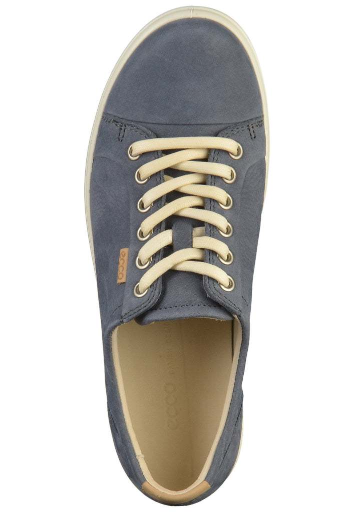 ecco Sneaker Leder Blau - surf4shoes