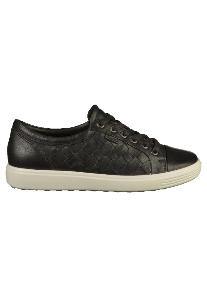 ecco Sneaker Leder Schwarz - surf4shoes