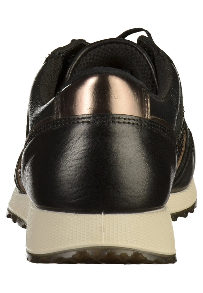 ecco Sneaker Leder Schwarz - surf4shoes