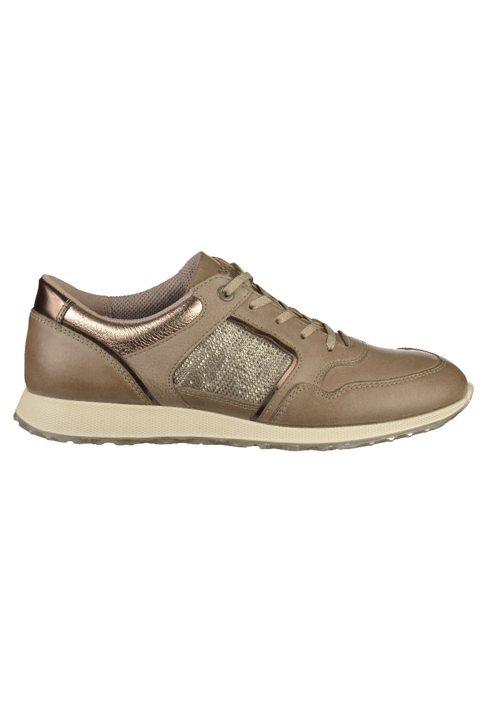 ecco Sneaker Leder Grau - surf4shoes