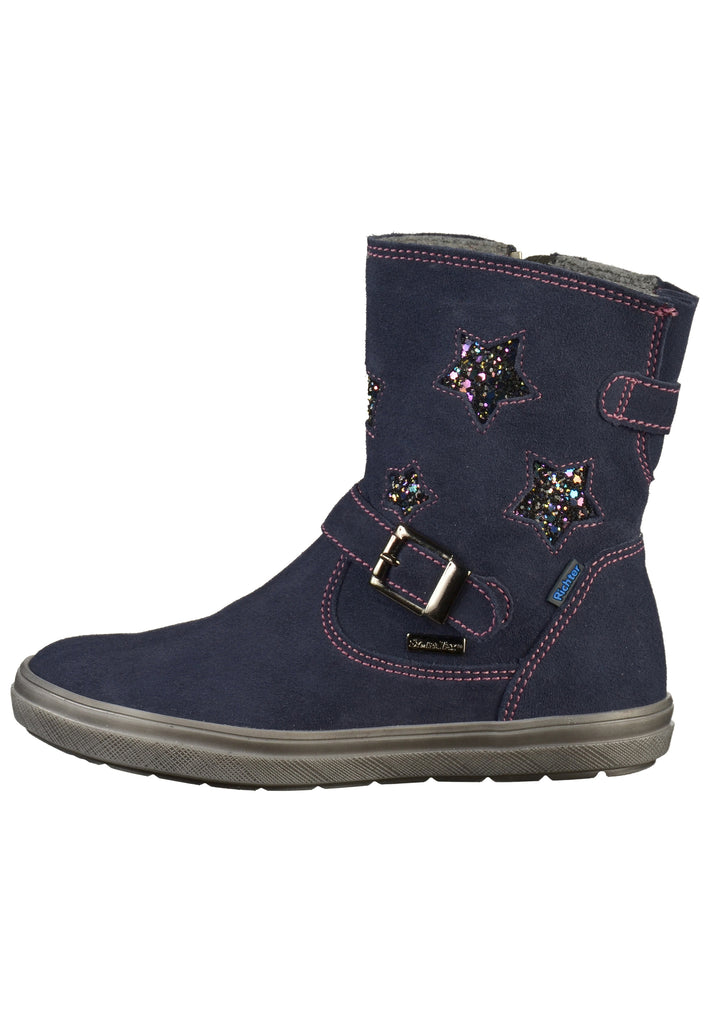 Richter Stiefel Leder Blau - surf4shoes
