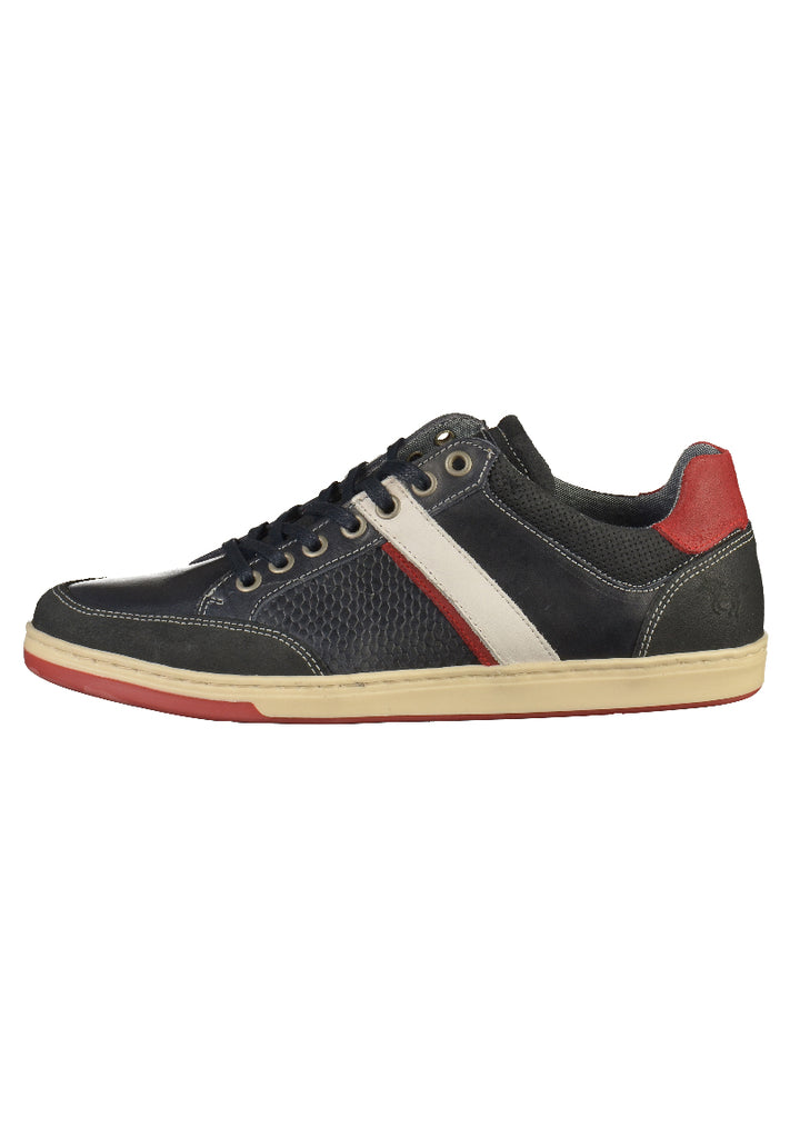 Mustang Sneaker Leder Navy - surf4shoes