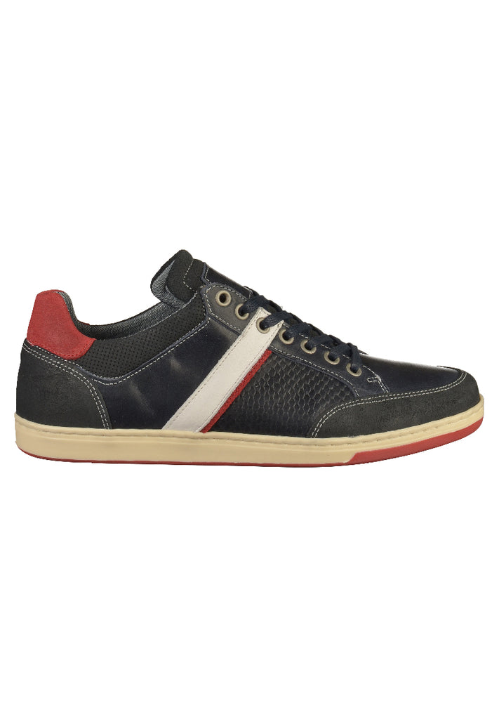 Mustang Sneaker Leder Navy - surf4shoes