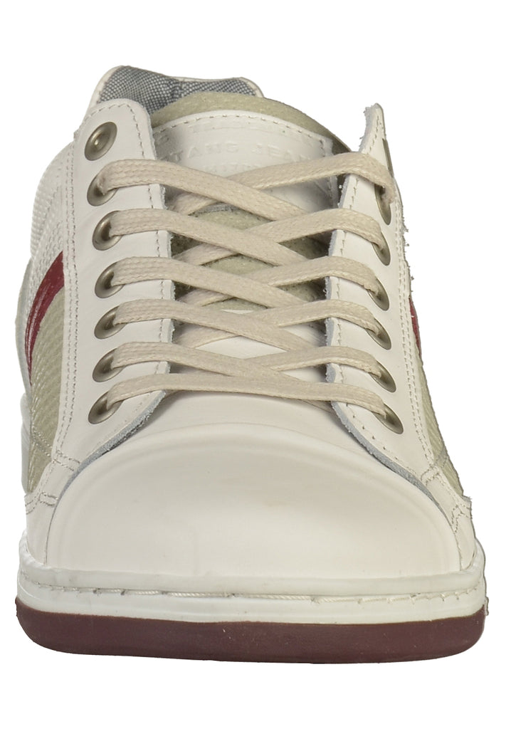 Mustang Sneaker Leder Weiß - surf4shoes