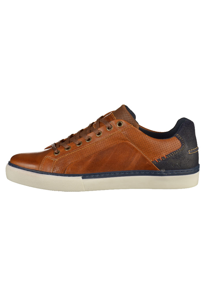 Mustang Sneaker Leder Cognac - surf4shoes
