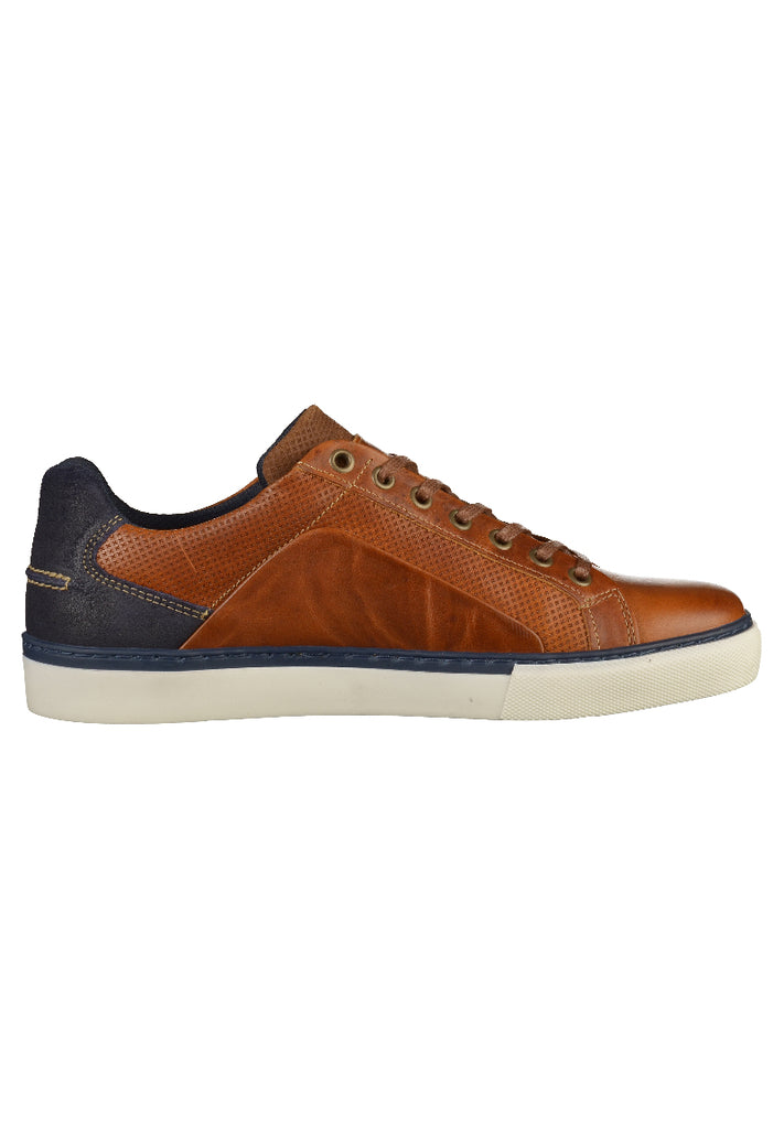 Mustang Sneaker Leder Cognac - surf4shoes