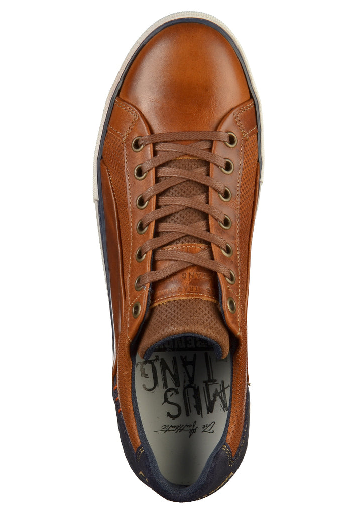 Mustang Sneaker Leder Cognac - surf4shoes