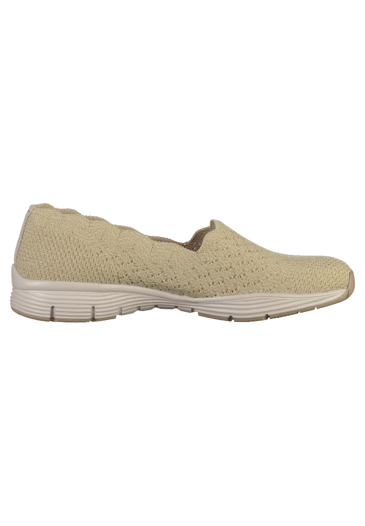 Skechers Slipper Textil Natur - surf4shoes